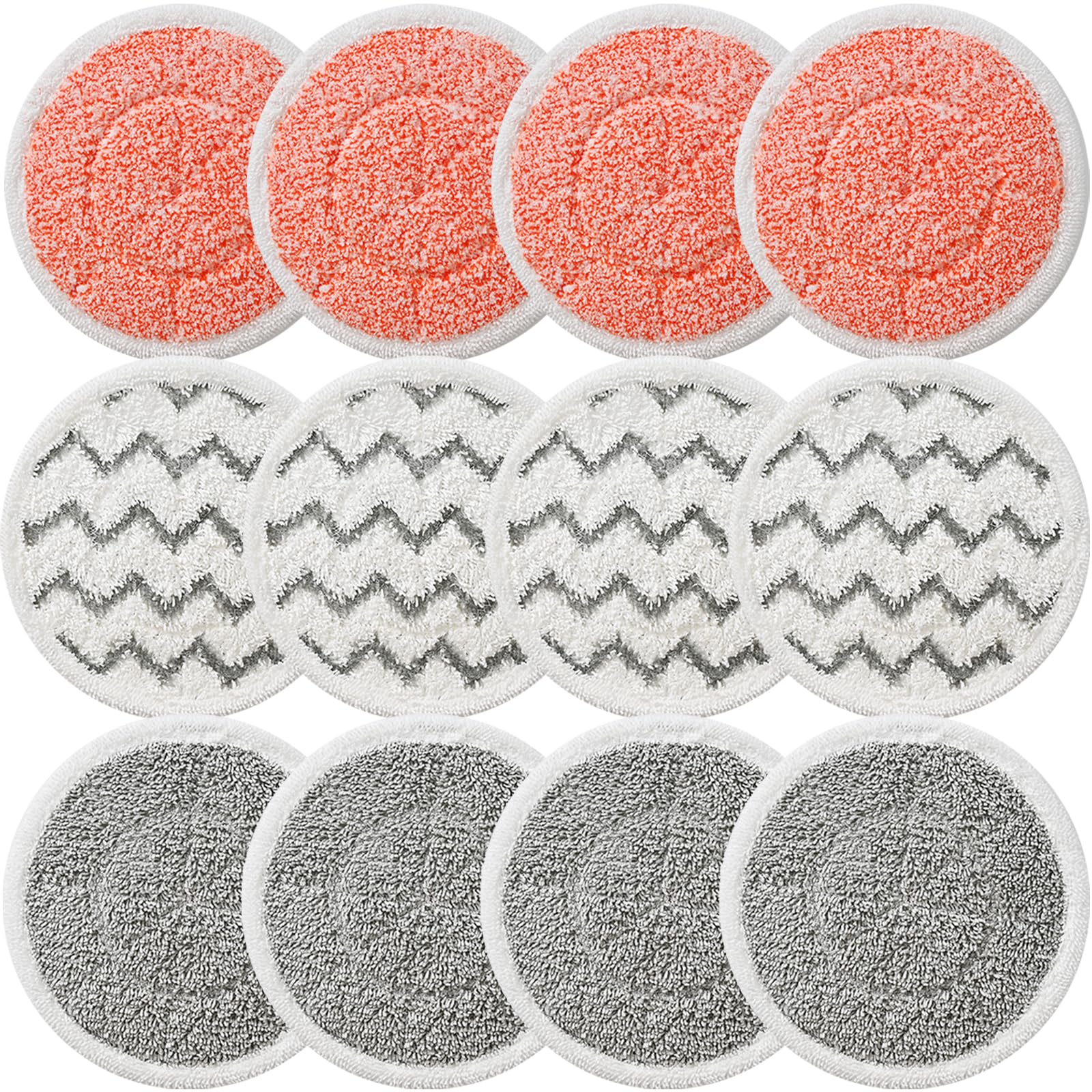 Rotating Mop Replacement Pads Compatible With Bissell Spin Wave 3897A 3712C 3712W Smartsteam Scrubbing Steam Mop, Spinwave Mop P